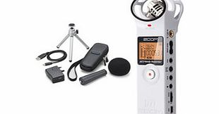 H1 Digital Field Recorder White with H1