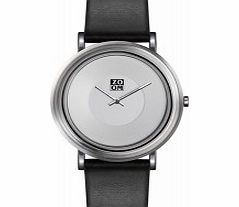 Zoom Mens 168 White Black Watch