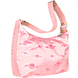 Zoon Pink Satin Planet Large Baguette Bag