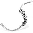 Toys Sterling Silver Italian Charm Bracelet